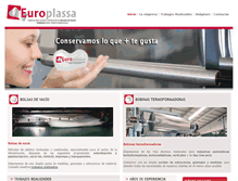Tablet Screenshot of europlassa.es